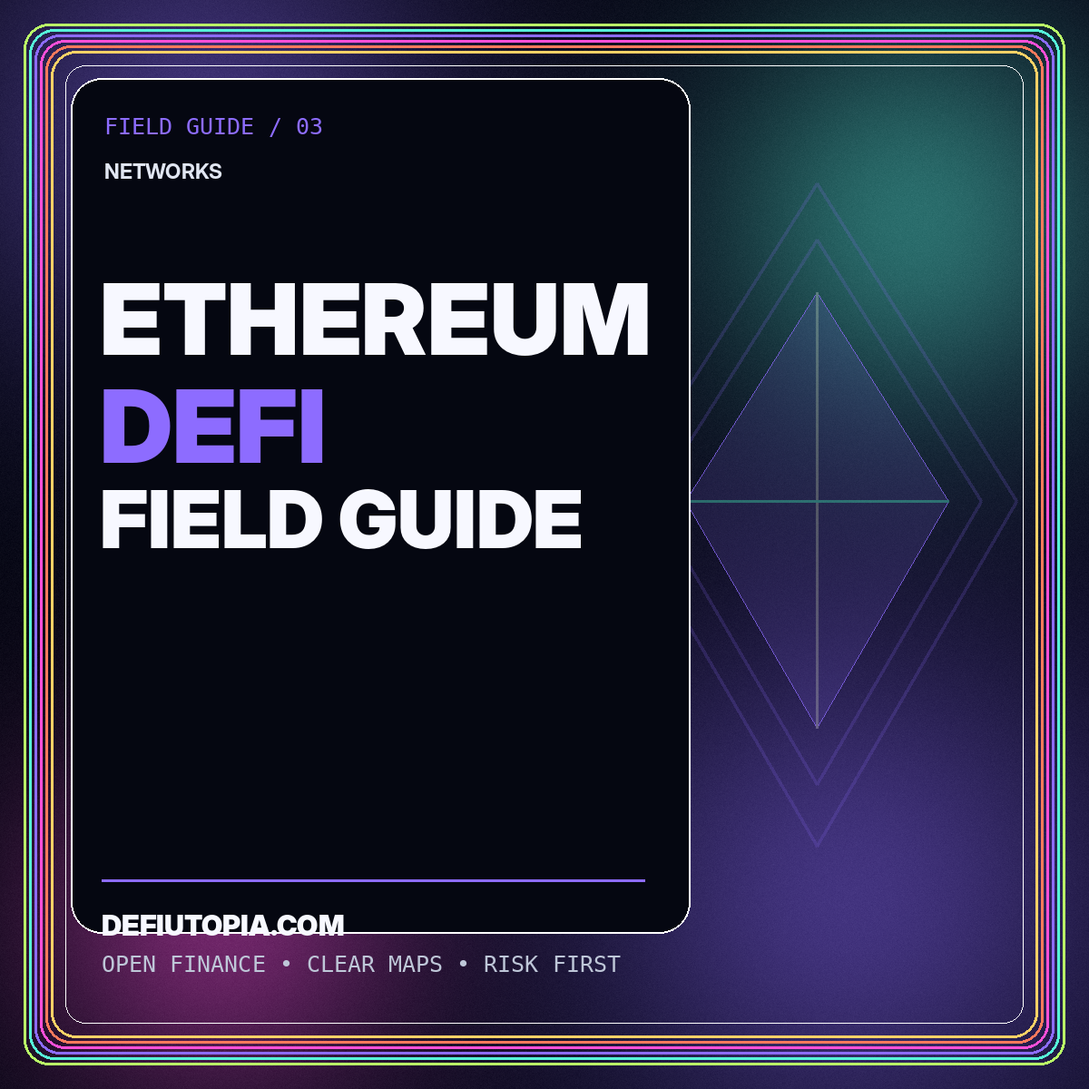 Ethereum DeFi Field Guide — DeFiUtopia.com featured illustration
